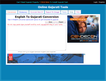 Tablet Screenshot of gujarati.changathi.com