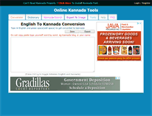 Tablet Screenshot of kannada.changathi.com